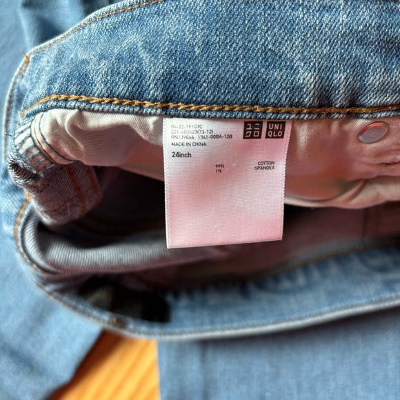 Uniqlo wide straight high waisted denim - Picture 5 of 6